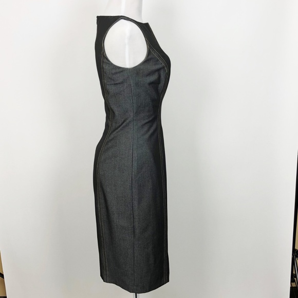 Cache Contour Sheath Bodycon Dress denim - Picture 3 of 7
